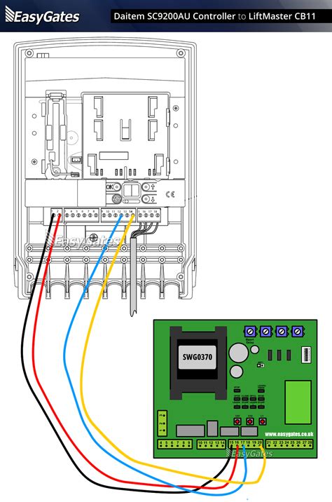 chamberlain liftmaster professional electric diagram