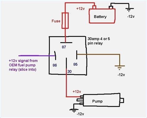 volt relay switch wiring diagram