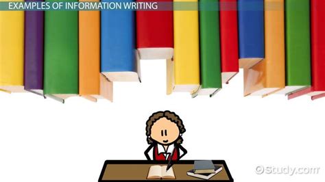 informative writing definition purpose examples video lesson