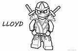 Coloring Ninjago Lloyd Lego Pages Printable Kids Print sketch template