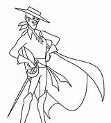 Zorro sketch template