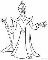 Aladdin Jafar Malvorlagen Cool2bkids Iago Monkey Villains Villanos sketch template