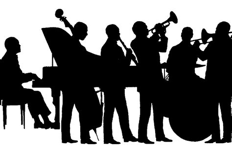 marching band silhouette clip art