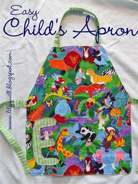 lilyquilt easy childs apron tutorial