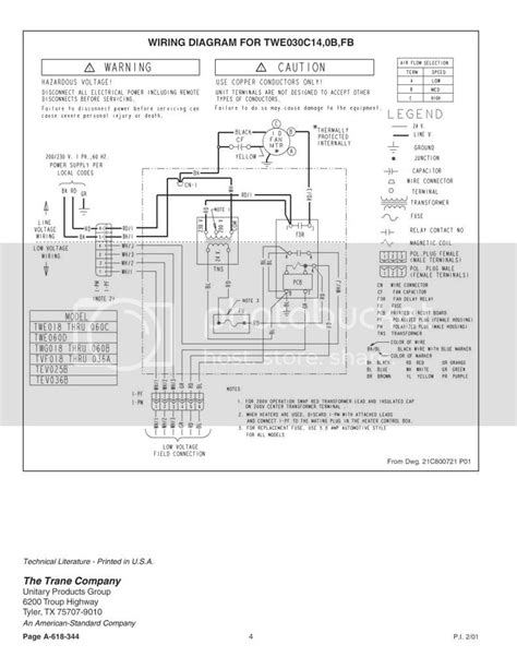 trane heat pump wiring diagram general wiring diagram