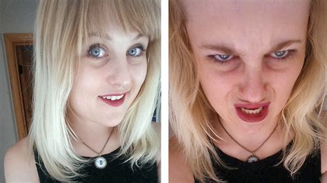girls show off their goofiest and most hilarious faces