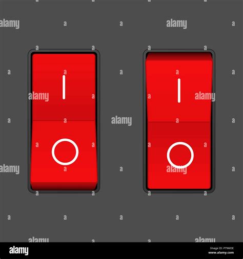 realistic toggle switch    positions stock vector image art alamy