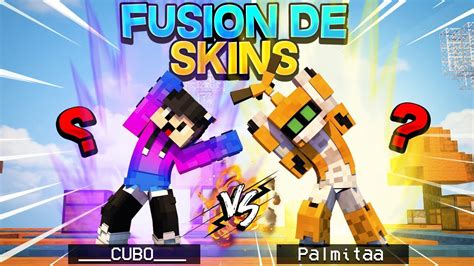 Cubo Y Palmita El Mejor Duo FusiÓn De Skin En Minecraft Youtube