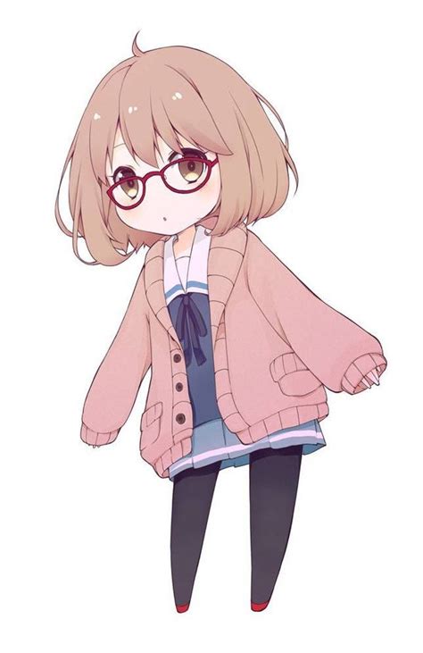 Cute Chibi Girl With Glasses