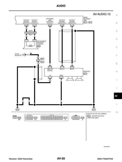 bose bass enclosure amplifier wiring diagram infiniti fx forum