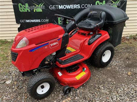 toro lx riding lawn tractor wrear bagger hp engine clean lawn mowers  sale