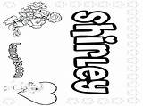 Coloring Name Pages Names Kids Bubble Letters Girl Printable Color Girls Getcolorings Shirley Print First sketch template