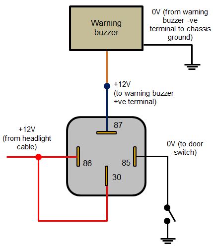 smart horn relay wiring diagram symbols  toyota vios