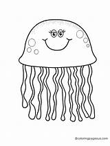 Jellyfish Coloring Pages Fish Clipart Kids Drawing Color Preschool Printable Realistic Print Library Craft Collection Getdrawings Popular Mesmerizing Crafts Beauty sketch template