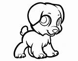 Happy Coloring Puppy Pages Color Colouring Coloringcrew Book Pu sketch template