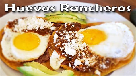Receta De Como Hacer Huevos Rancheros Mexicanos Huevos Con Salsa Y