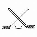 Hockey Puck Stick Drawing Sticks Clipart Drawings Paintingvalley Outline Clipartmag sketch template