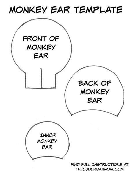 diy monkey ears headband tutorial