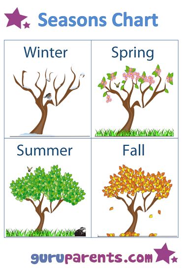 seasons charts guruparents seasons chart preschool weather