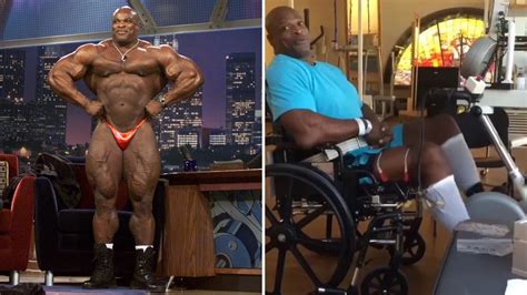 ronnie coleman   win  times  olympia   wheelchair globe  media
