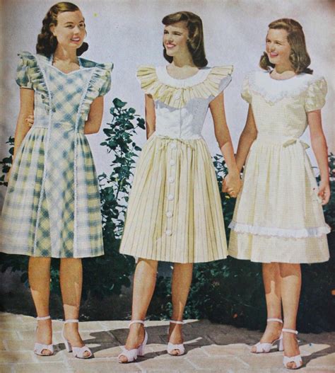 1940s Teenage Fashion Girls 1940s Fashion Fashion