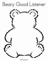 Coloring Choose Board Bear Teddy sketch template