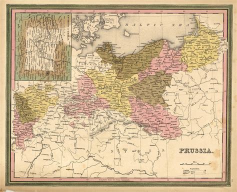 mitchells  map  prussia art source international