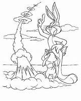 Coloring Pages Goodbye Yosemite Sam Bunny Bugs Say Getdrawings Cartoons Cartoon Getcolorings Printable sketch template