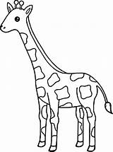 Giraffe Coloring Pages Tall Drawing Baby Easy Print Printable Giraffes Animal Cute Wecoloringpage Color Kids Sheets Getdrawings sketch template