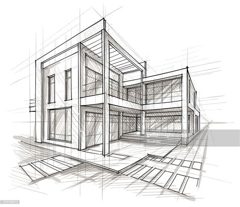 vector illustration   architectural design   style  architecture design