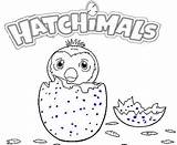 Coloring Hatchimals Egg Pages Cute Angles Fun Little sketch template