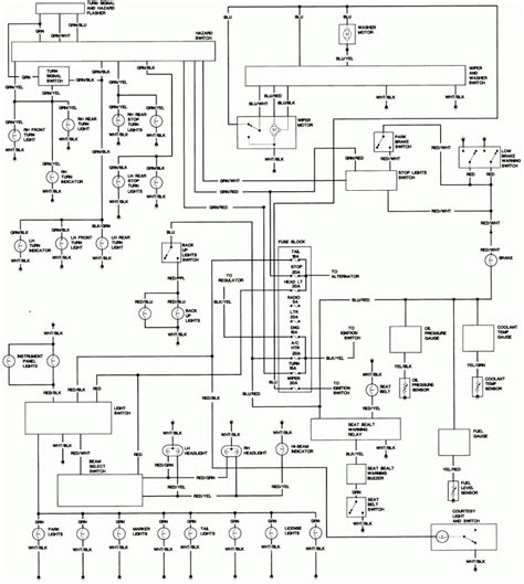 toyota wiring diagram schematic