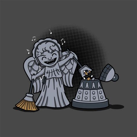 Sweeping Angel Doctor Who T Shirt Teepublic