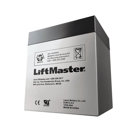 chamberlain liftmaster lm battery liftmaster garage door openers lm battery backup oem