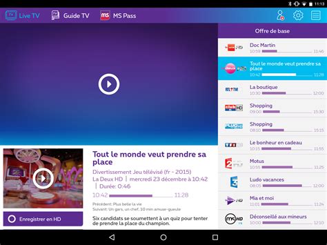 proximus tv la nouvelle application sur smartphone et tablette