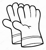 Gloves Glove Guanti Handschoenen Handschuhe Gants Jardinage Illustraties Illustrationen Illustrazioni Tekening sketch template