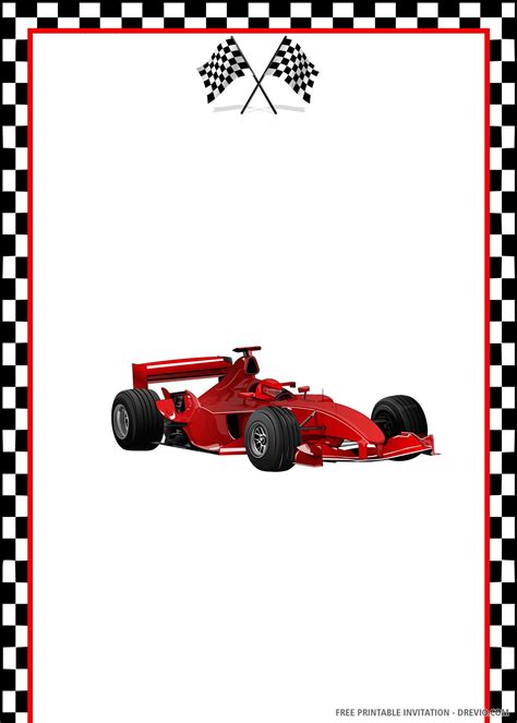race car printable template