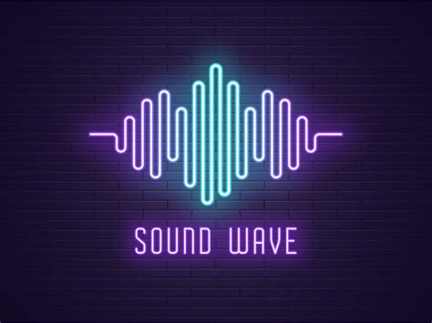 neon sound wave  dmitry mayer  dribbble