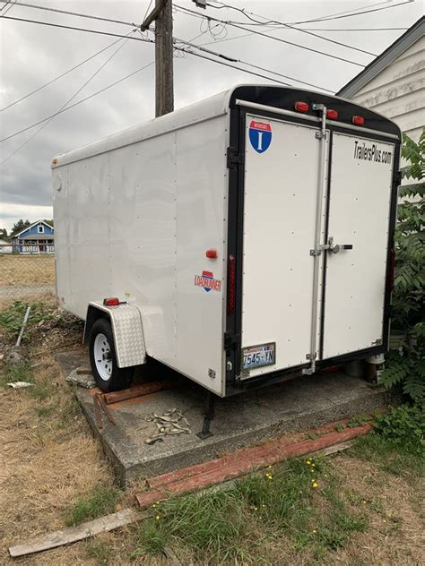 interstate  enclosed cargo trailer  sale  tacoma wa offerup