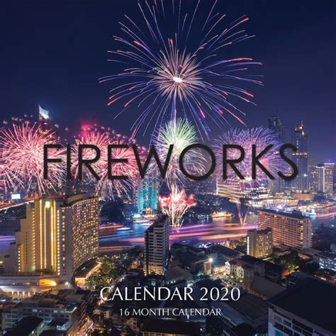 fireworks calendar   month calendar paperback walmartcom walmartcom
