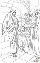 Heals Canaanite Bible Heilt Ausmalbilder Jairus Tochter Sheets Ausmalbild Healed Deaf Supercoloring Crippled Lent Parable Pintar Womans Ausdrucken sketch template