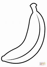 Banana Bananas Banane Supercoloring Ausmalbild sketch template