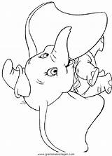 Dumbo Ausmalen Malvorlage Malvorlagen sketch template