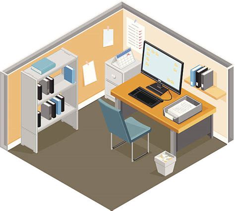 best office cubicle illustrations royalty free vector graphics and clip