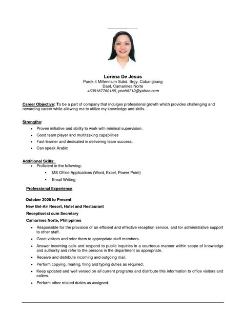 pin  sktrnhorn  resume letter ideas career objectives  resume