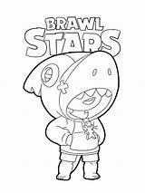 Brawl Stars Leon Coloring Pages Printable Print sketch template