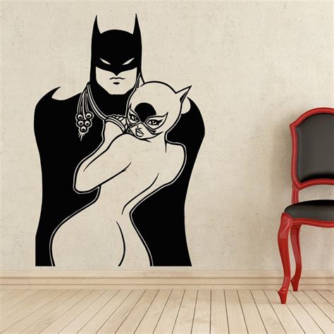 comics art batman batgirl superhero vinyl decal decal sticker home