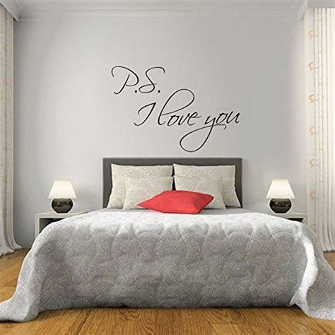Ps I Love You Wall Stickers Quotes Vinyl Decal Couple
