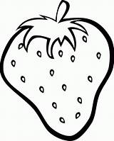 Strawberry Coloring Pages Fresh Colouring Strawberries Clip Clipart Print Fruit Outline Food Kids Book sketch template