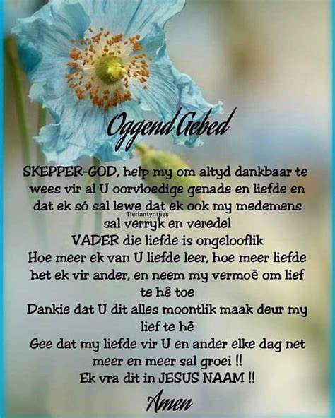 oggend gebed inspirational qoutes jesus son  god afrikaans quotes